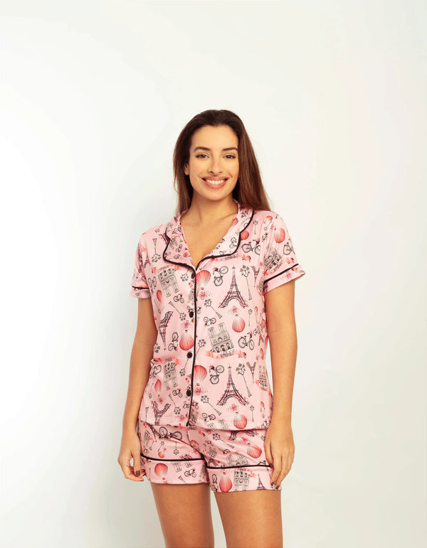 Pijama Americano Luxo Paris