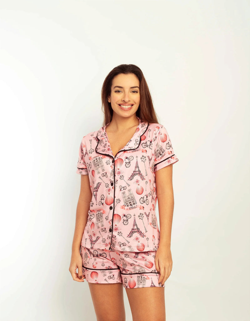 Pijama Americano Luxo Paris