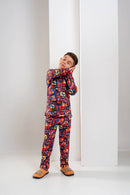 Pijama Longo Infantil Homem Aranha Gibi