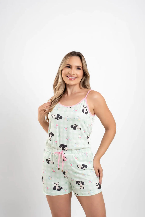 Baby Alcinha Panda Verde