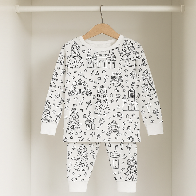 Pijama Perfeito + 12 Canetinhas Coloridas que Saem na Lavagem