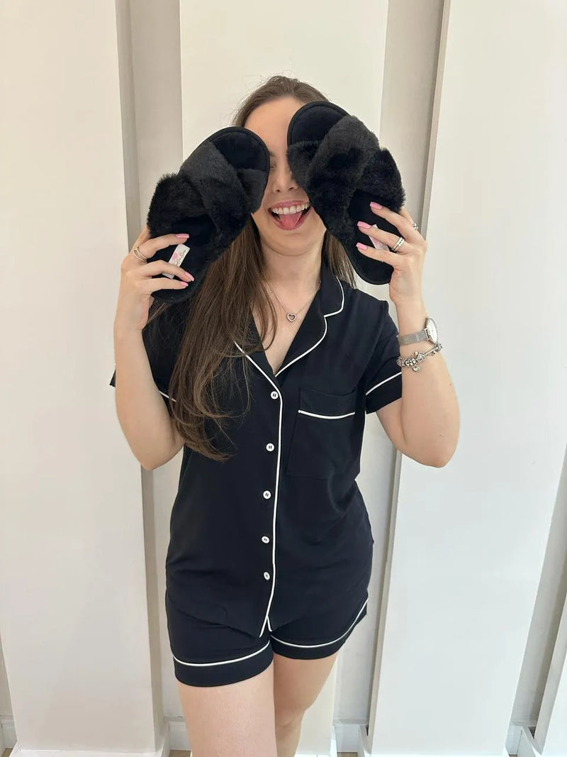 Pijama Americano Luxo Black