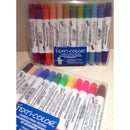 Canetinhas para Tecido Magic Ponta Dupla - Várias Cores - Saem com Lavagem.